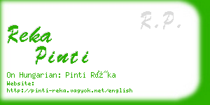 reka pinti business card